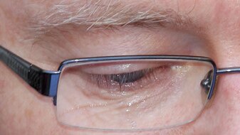 Tears form in the eye of Kevin Rudd, June 24, 2010 (Getty Images: Scott Barbour)