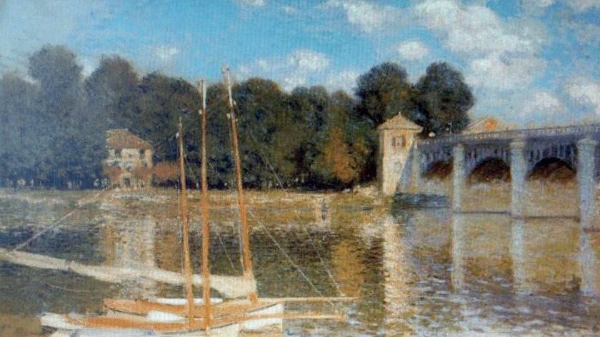 Le Pont d'Argenteuil by Claude Monet.