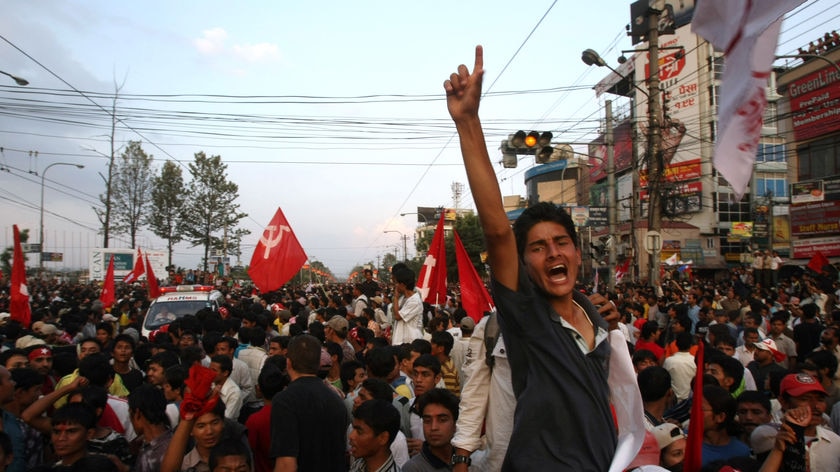 Crowds gather as Nepal votes to abolish monarchy