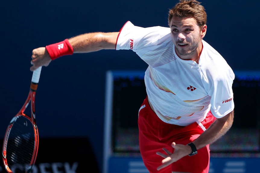 Stanislas Wawrinka wins Australian Open first round