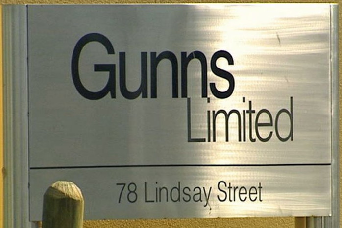Gunns sign