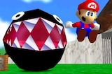 A screenshot of the Nintendo 64 game Super Mario 64