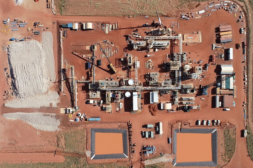 Aerial view of the Northern Minerals pilot plant at Browns Range.