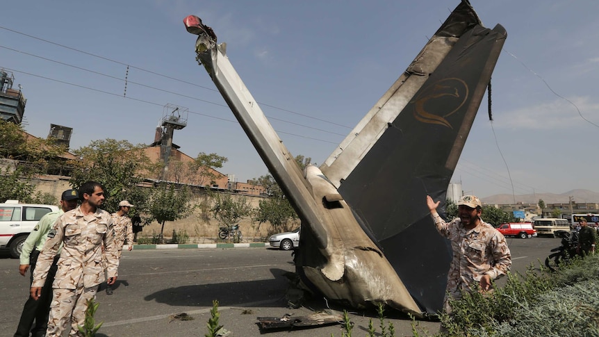 Plane crash in Iran