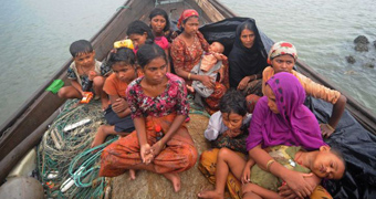 CUSTOM 340x180 Rohingya refugees try to cross into Bangladesh