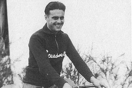Australian Olympic cyclist Dunc Gray in Los Angeles in 1932.