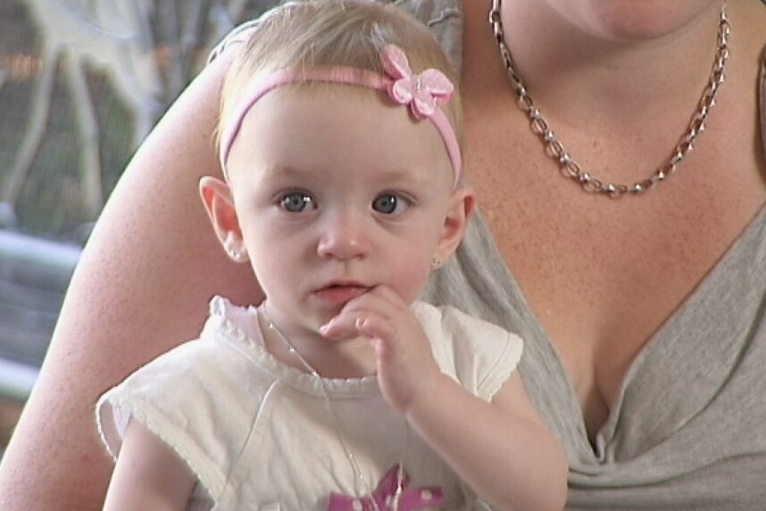 Fourteen-month-old Madison Parsey