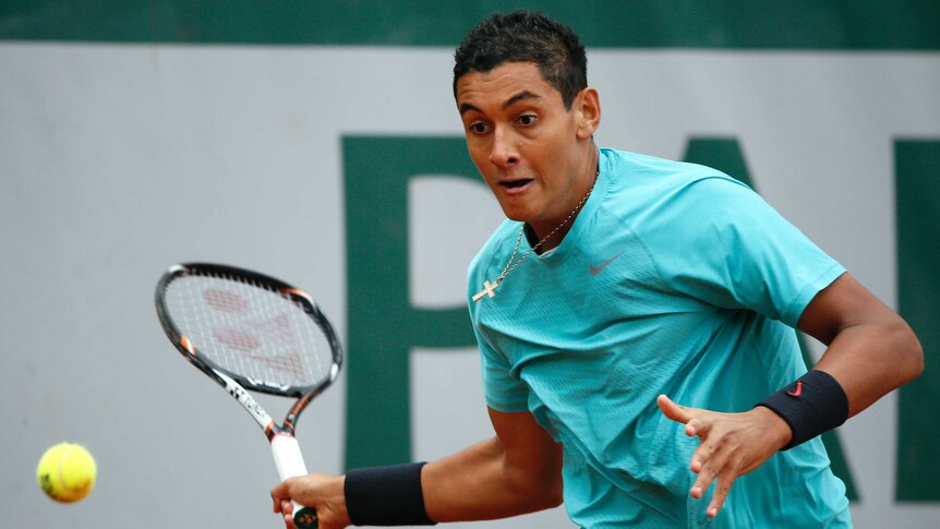 Kyrgios bows out against Cilic