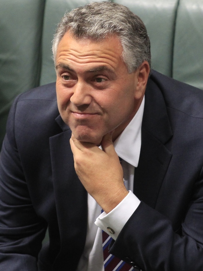 Treasurer Joe Hockey attends Question Time at Parliament House in Canberra.