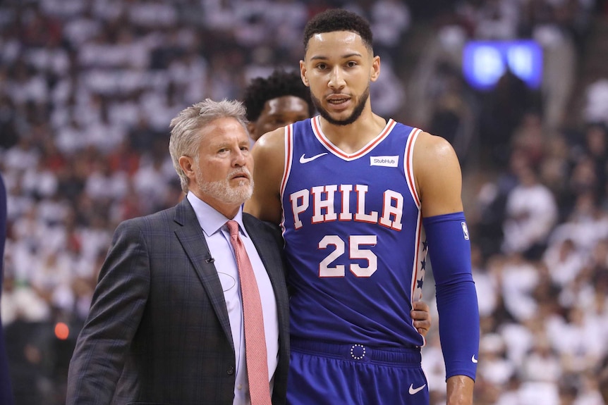 Ben Simmons' Philadelphia 76ers fire coach Brett Brown after NBA playoffs  sweep, but more major decisions loom - ABC News