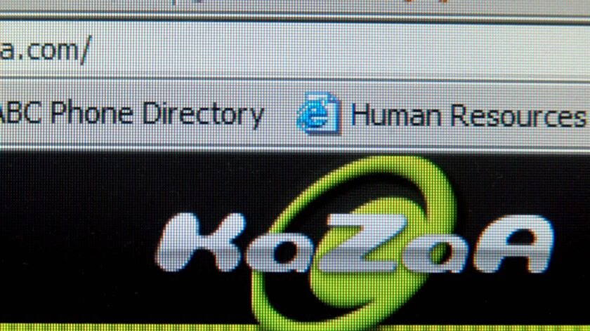The music download search engine Kazaa