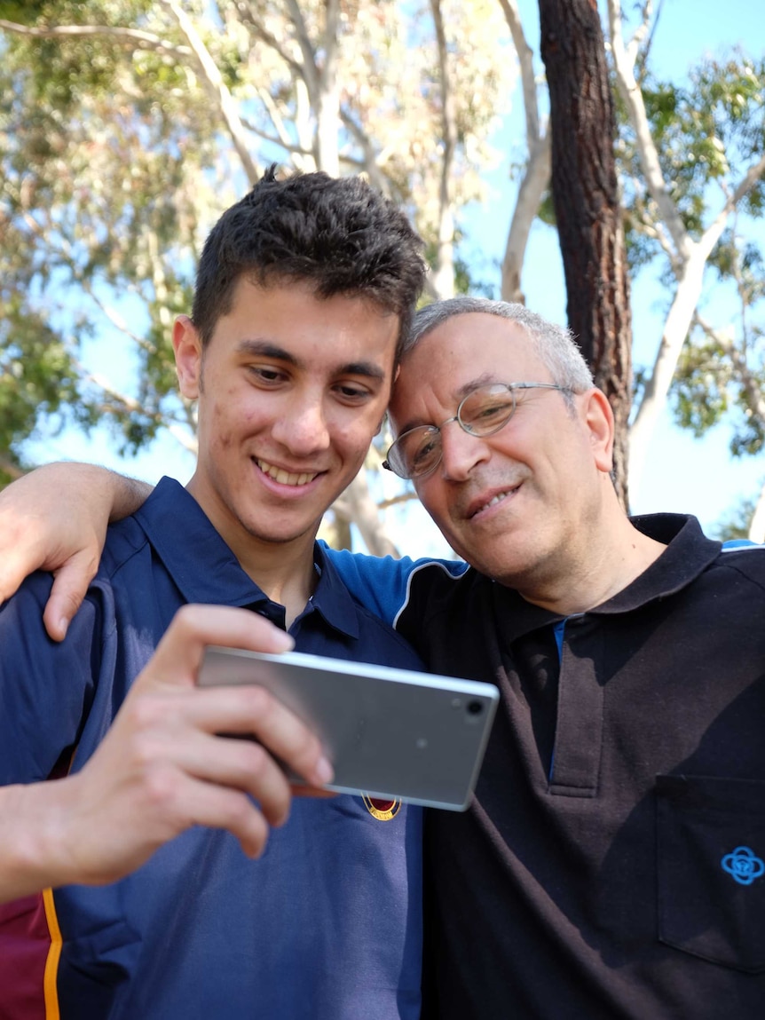 Syrian refugee Saad Al-Kassab the dux of his Year 12 class