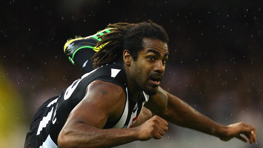 Reported rift with coach ... Collingwood defender Harry O'Brien.