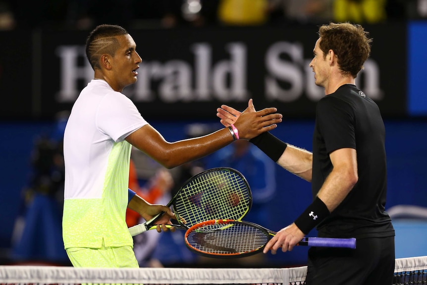 Kyrgios loses to Murray