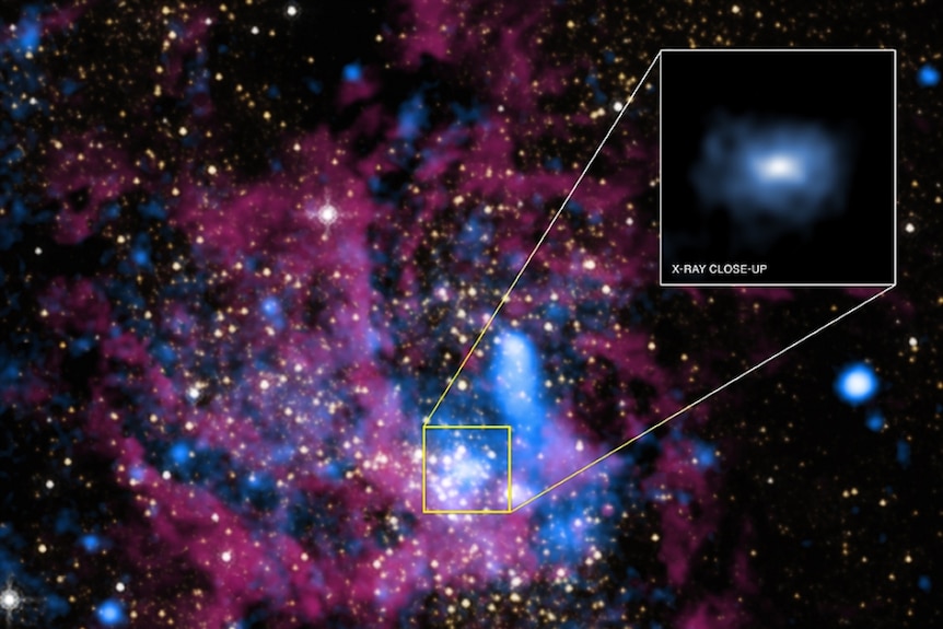 Supermassive black hole Sagittarius A*.