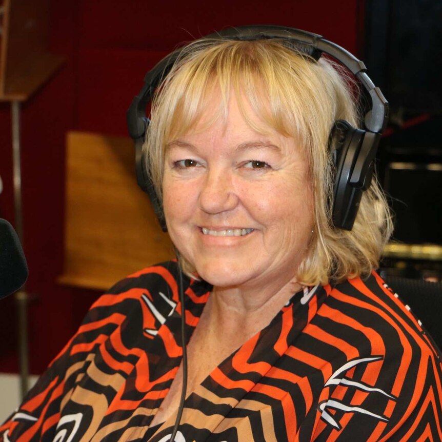Indigenous leader and proud Ngunnawal woman Caroline Hughes at ABC Radio Canberra studios.