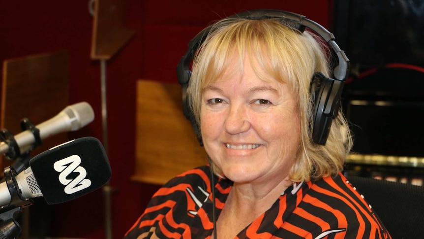 Indigenous leader and proud Ngunnawal woman Caroline Hughes at ABC Radio Canberra studios.