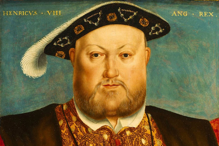 Portrait of King Henry VIII of England.