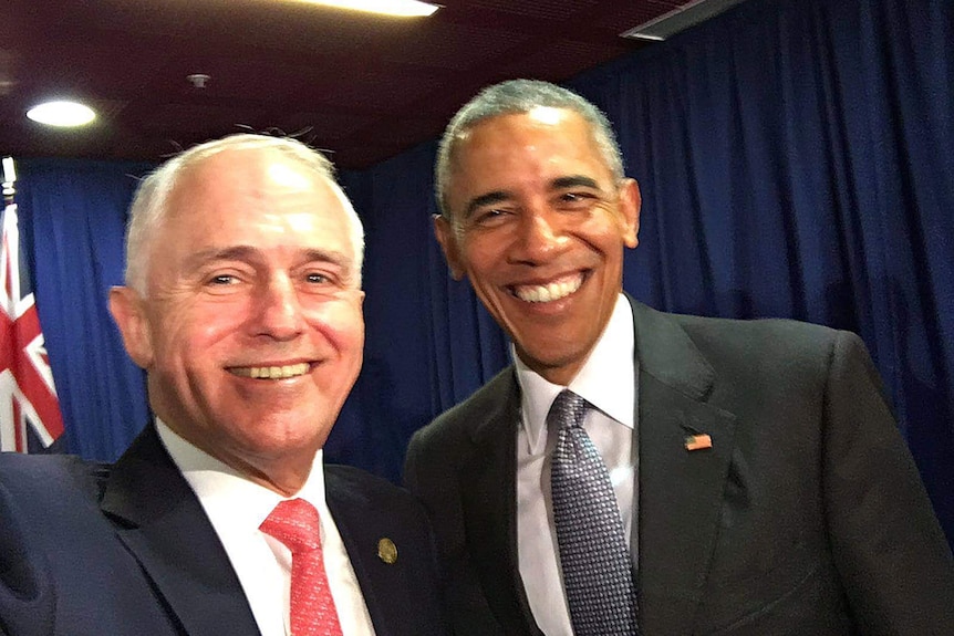 Malcolm Turnbull, Barack Obama selfie