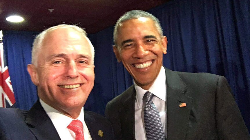 Malcolm Turnbull, Barack Obama selfie