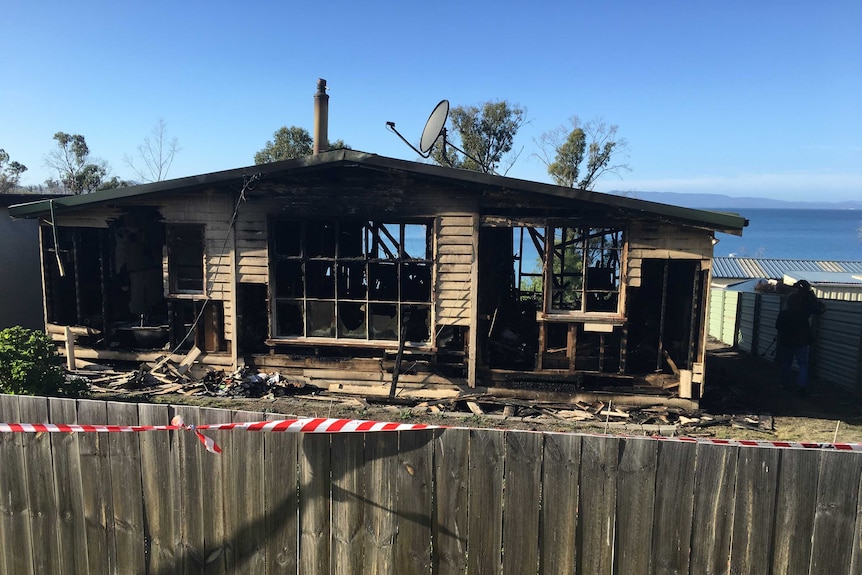 The shack on Primrose Road was destroyed in a suspected arson attack May 15, 2015