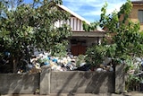 Waverley Council in Bondi has won the right to clean this house, where a family of hoarders has been storing rubbish for years.
