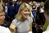 Natasha Stott Despoja speaks with students