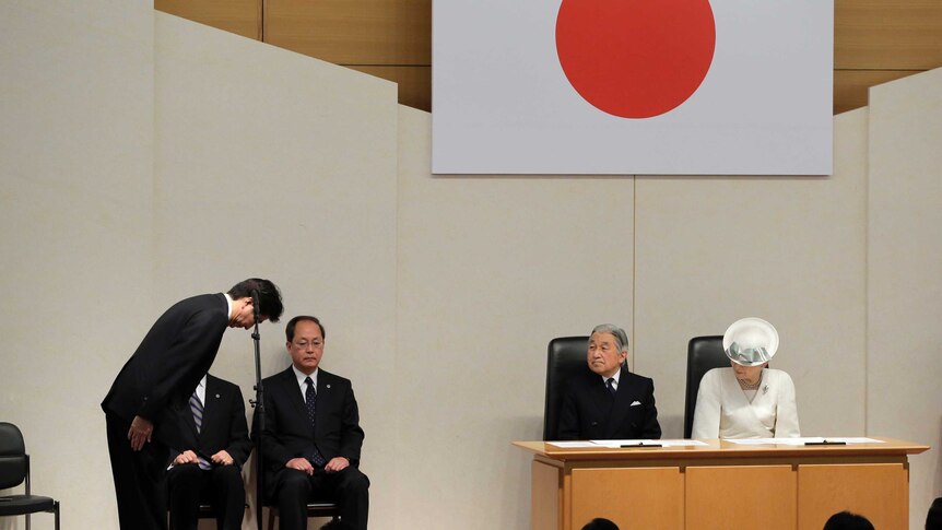 Japan's leaders mark Sovereignty Day