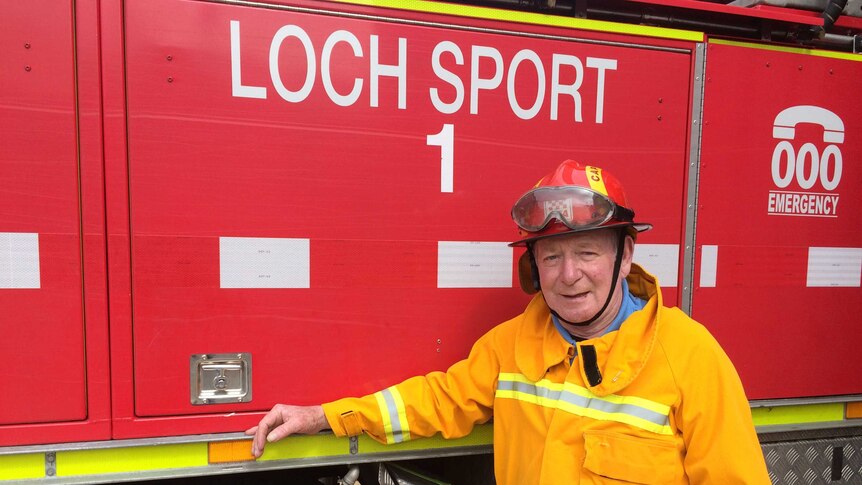 Country Fire Authority Loch Sport captain Dennis Berg