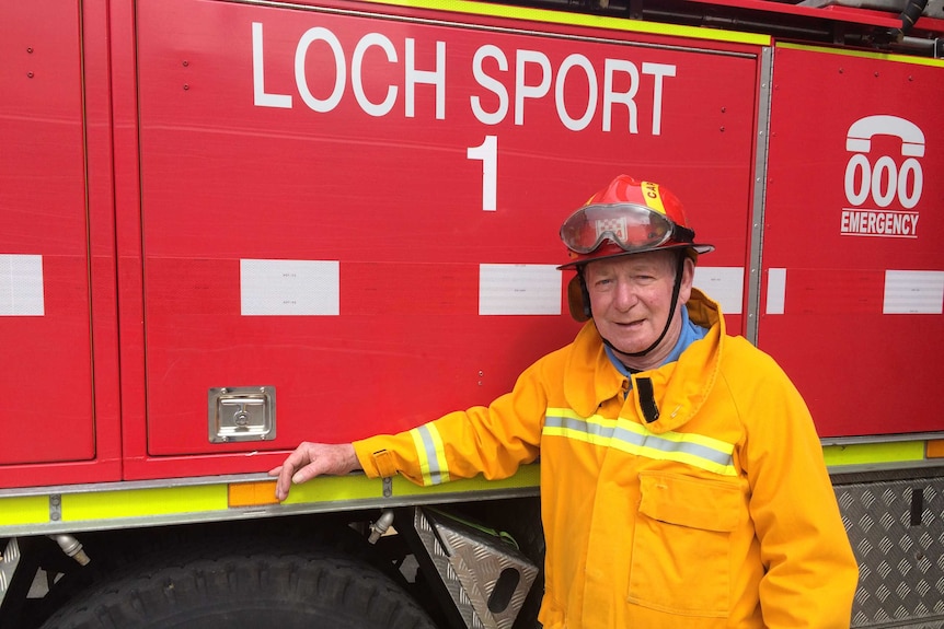 Country Fire Authority Loch Sport captain Dennis Berg