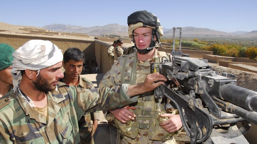 Australian troops are involved in training a fourth brigade of the Afghan National Army.