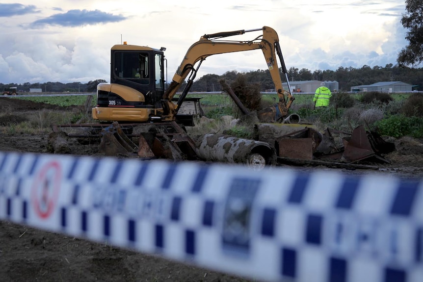 Police search for body of Donald Mackay.