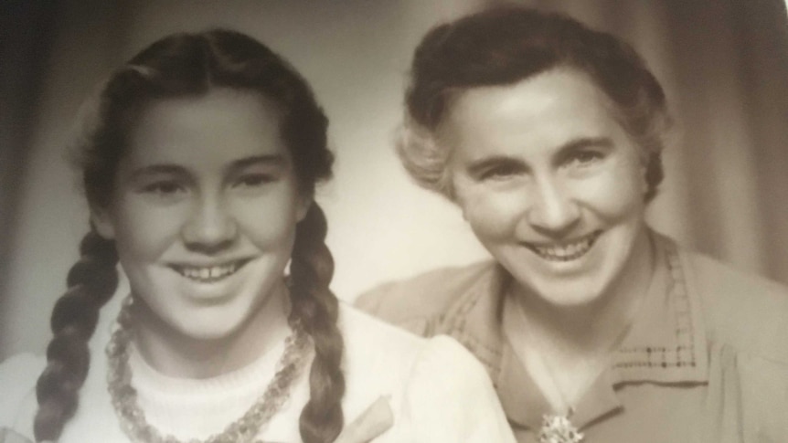 Margaret McArthur and her mother