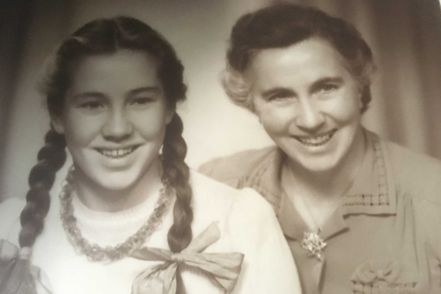Margaret McArthur and her mother