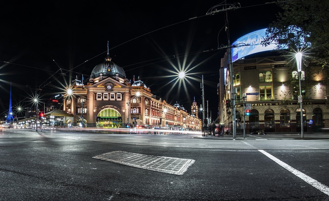 Flinders Street Station in Melbourne's CBD