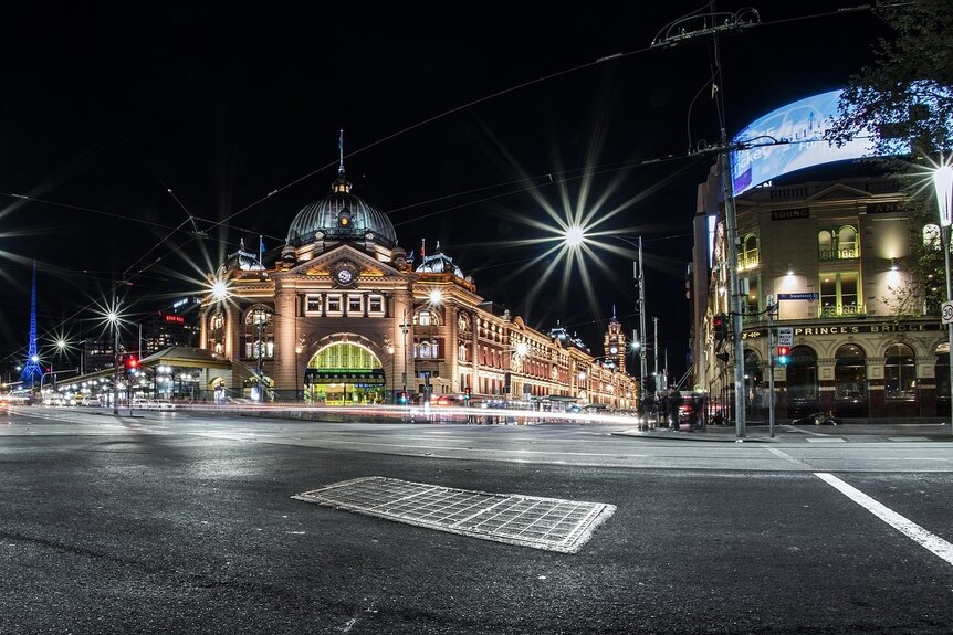 Flinders Street Station in Melbourne's CBD