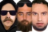 Three face fit images of men.