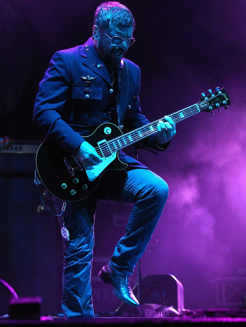 Tim Farriss of INXS performs live in Adelaide