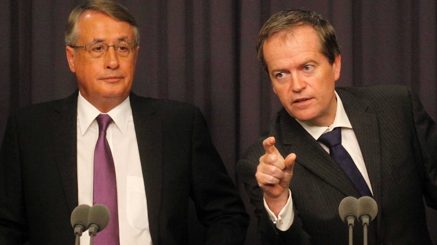 Wayne Swan and Bill Shorten