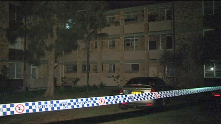 The scene of a violent home invasion in Sydney's east