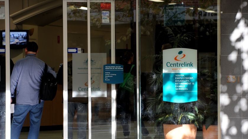 The exterior of a Centrelink office at Bondi Junction in Sydney