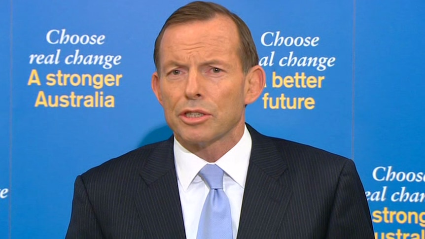 Opposition Leader Tony Abbott