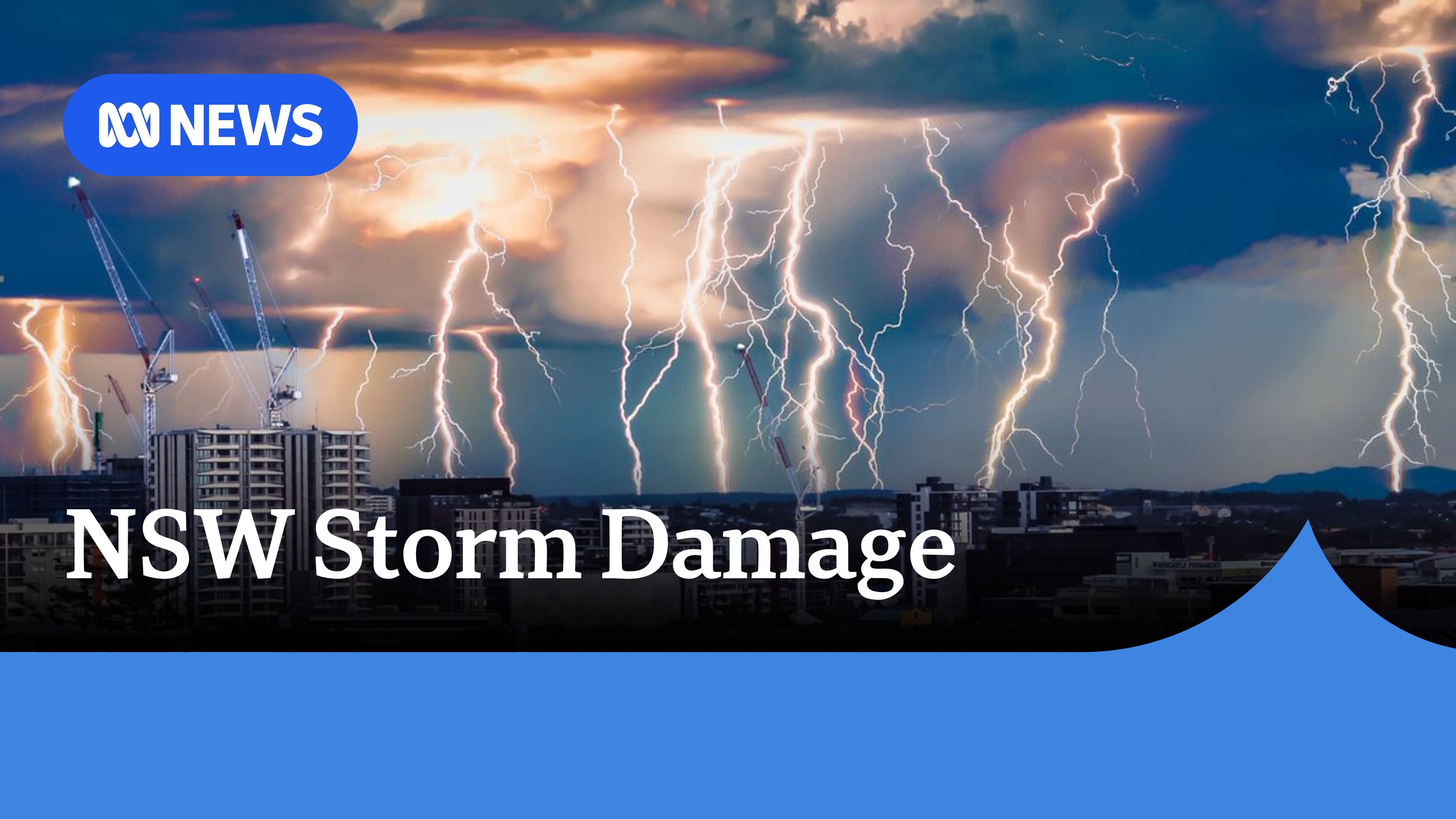 Blackouts and damage as storms hit eastern New South Wales - ABC News