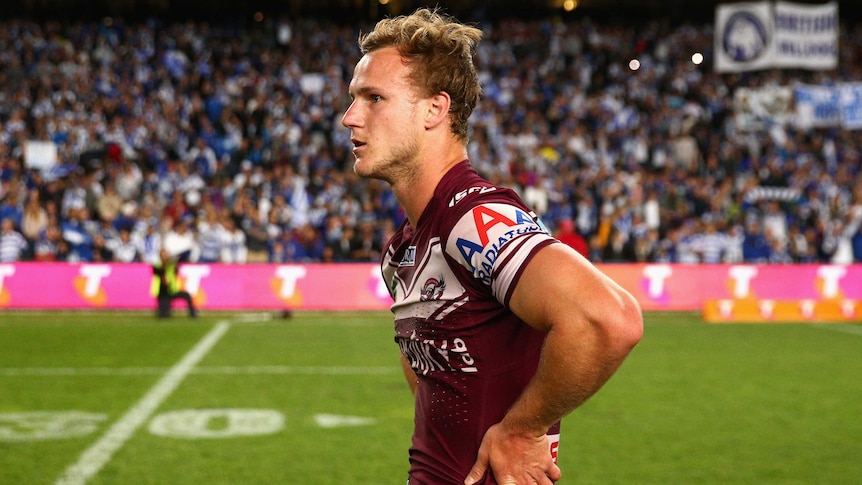 Cherry-Evans looks on after NRL semi-final loss to Canterbury