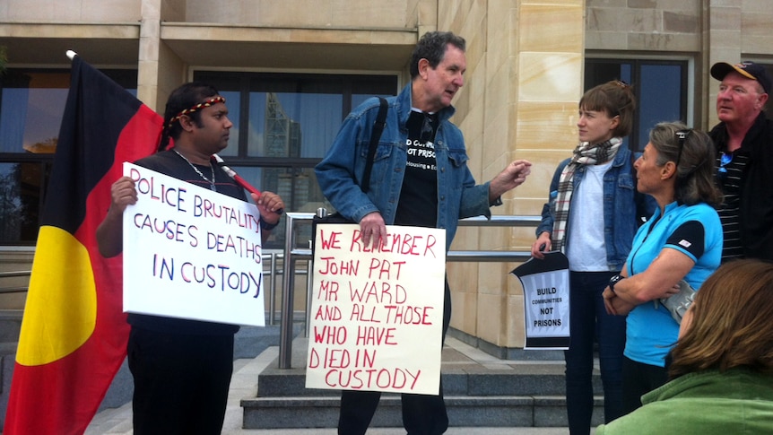 Supporters and family attended the rally