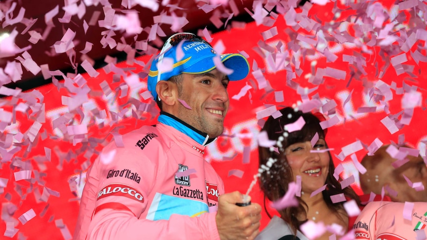 Nibali lets hair down after 18th stage win