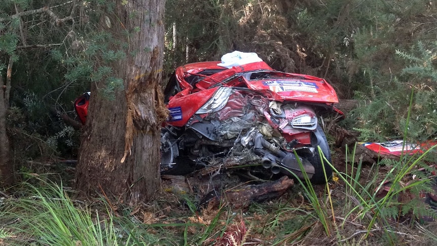 Thornton rally driver, John Mansell, 71, killed in a crash at the Targa Rally in Tasmania yesterday.