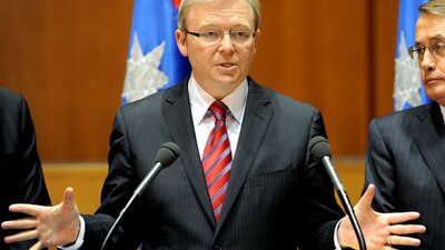 File photo: Kevin Rudd (AAP: Alan Porritt)