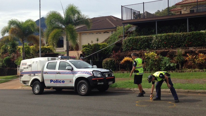 Queensland police officers on scene of fatal double-stabbing