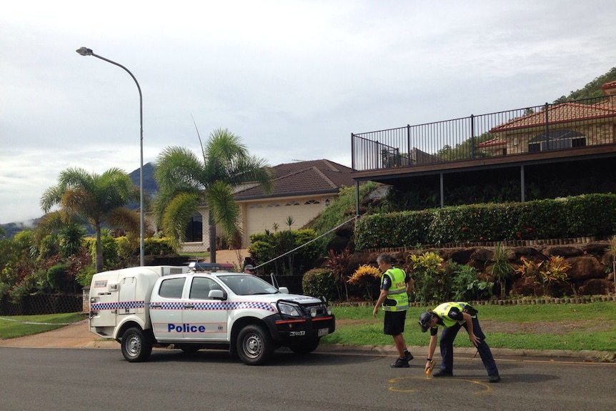 Queensland police officers on scene of fatal double-stabbing